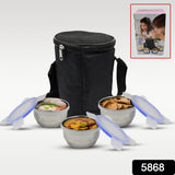 Airtight  Leak Proof Stainless Steel Container Multi Compartment Lunch Box Carry To All Type Lunch In Lunch Box  Premium Quality Lunch Box Ideal For Office  School Kids  Travelling Ideal (3 Different Lunch Box)