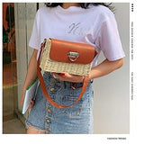 2025G  Handwoven Straw Bag - Compact and stylish