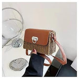 2025G  Handwoven Straw Bag - Compact and stylish