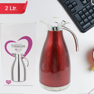 Vacuum Insulated Kettle Jug Vacuum Insulated Thermo Kettle Jug Insulated Vacuum Flask Vacuum Kettle Jug Stainless Steel For Milk Tea Beverage Home Office Travel Coffee (2.5 Ltr  1.5 Ltr  2 Ltr) (1pc)