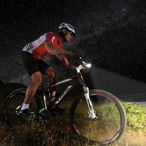 1562 Rechargeable Bicycle LED Bright Light with Horn Speaker 