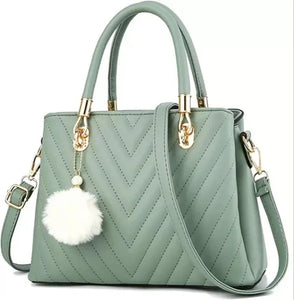 WOMEN'S STYLISH PU LEATHER HAND BAG