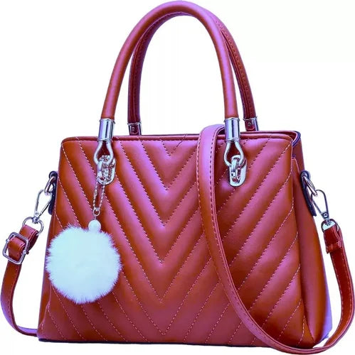 WOMEN'S STYLISH PU LEATHER HAND BAG