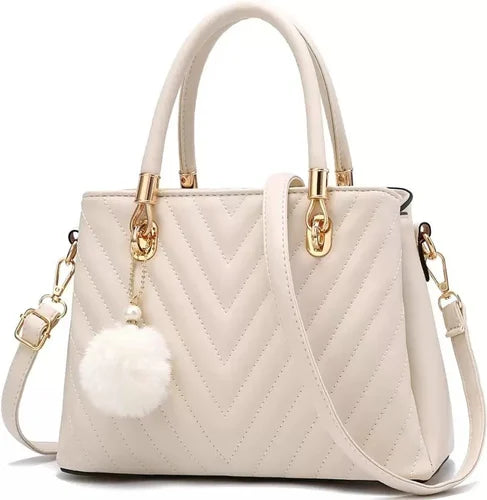 WOMEN'S STYLISH PU LEATHER HAND BAG