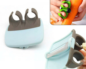 2262 Hand Palm Peeler Fruit Hand Vegetable Peeler Potato With Rubber Finger Grip Kitchen Cooking Tool Cucumber