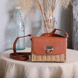 2025G  Handwoven Straw Bag - Compact and stylish