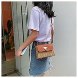 2025G  Handwoven Straw Bag - Compact and stylish