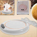 5576 Usb Warm Coaster Heated Coffee Mug Portable Office Desk Portable Cup Heater Coffee Mug Warmer Electric Cup Warmer (1 Pc)