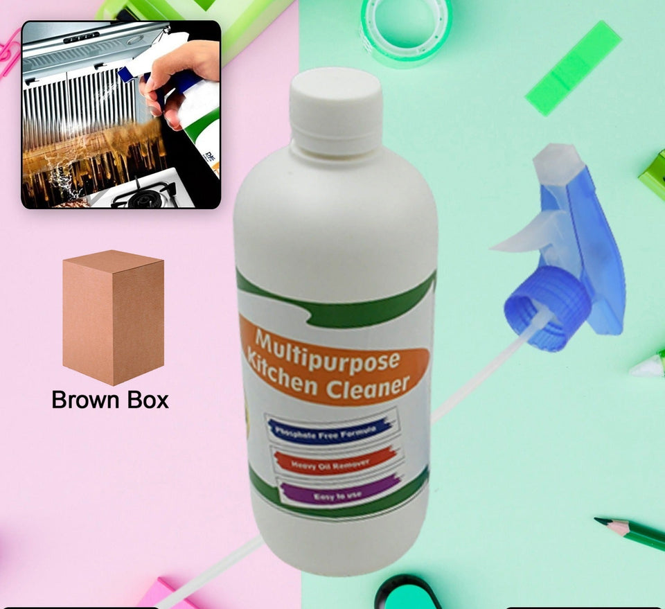 0310 Kitchen Cleaner Spray Oil  Grease Stain Remover Stove  Chimney Cleaner Spray Non-flammable Nontoxic Magic Degreaser Spray For Kitchen Gas Stove Cleaning Spray (Approx 500ml)