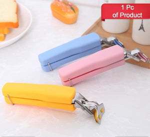 2973 Hot Dish Plate Clip Stainless Steel Plate Tongs Bowl Clips Pan Dish Gripper Clips Hot Plate Bowls Clamp Holder Tong For Home Kitchen