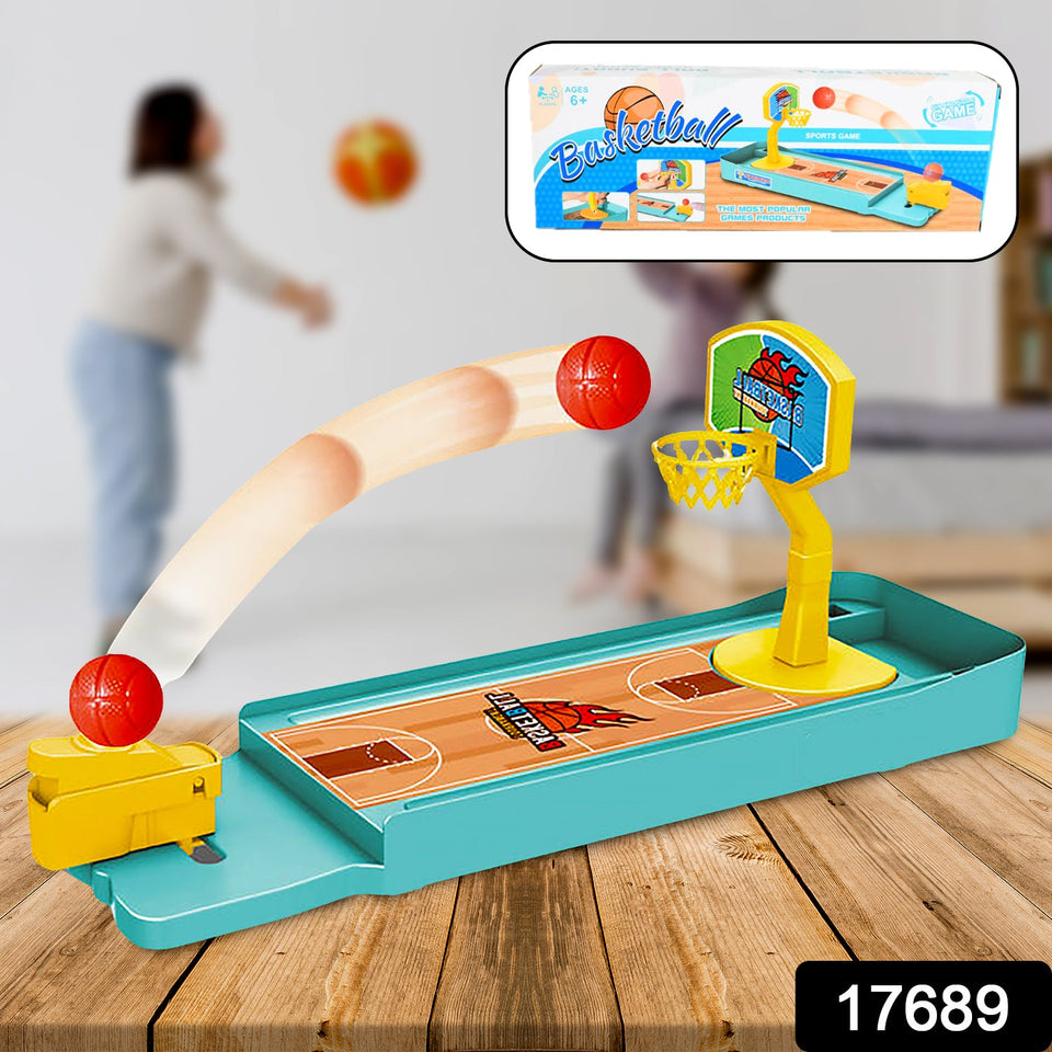 17689 Mini Table Top Finger Basketball Game for Kids - Desktop Game for Kids & Adults, Basketball Finger Bowling Game, Fun Indoor Finger Bowling Game for Boys & Girls, Family Board Game