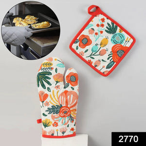 2770 Professional Cotton Oven Mitt Gloves